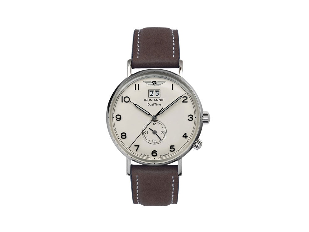 Iron Annie Amazonas Impression Quartz Uhr, Beige, 41 mm, GMT, Datum, 5940-5