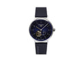 Bauhaus Automatik Uhr, Blau, 41 mm, 2166-3