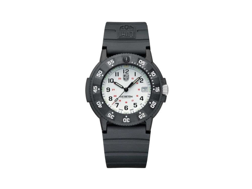 Luminox Sea Navy Seal EVO Quartz Uhr, Weiss, CARBONOX™, 43 mm, LX.3007.EVO