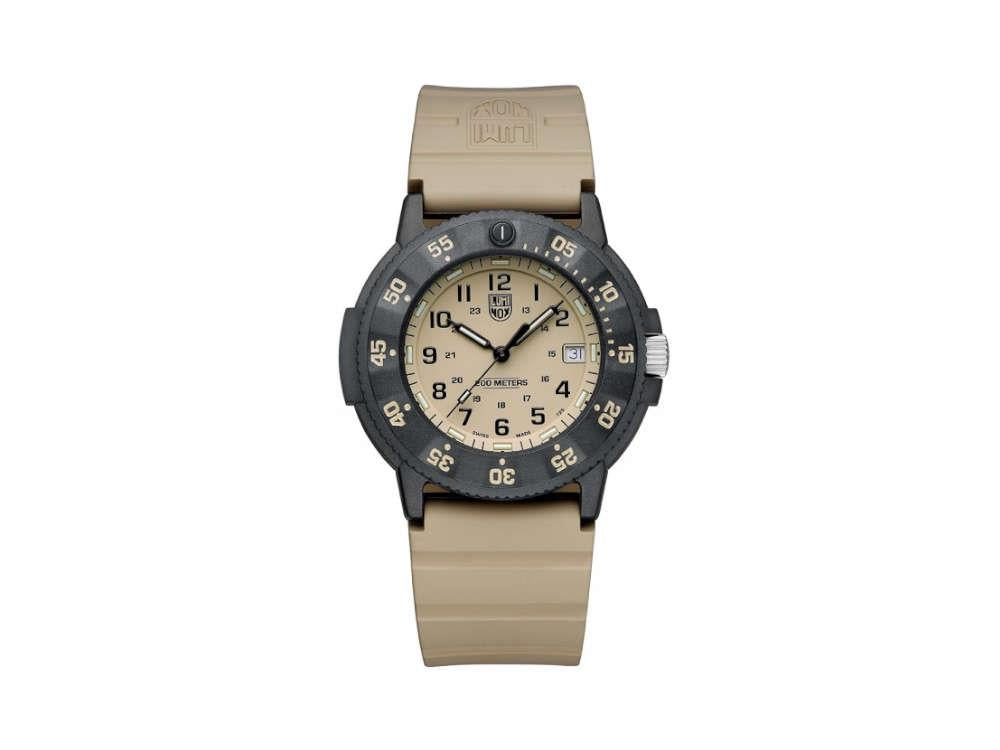 Luminox Sea Navy Seal EVO Quartz Uhr, Beige, CARBONOX™, 43 mm, LX.3010.EVO