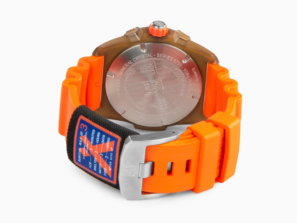 Luminox Bear Grylls Survival 3720 Series Quartz Uhr, Grau, 42 mm, LX.3729.ECO