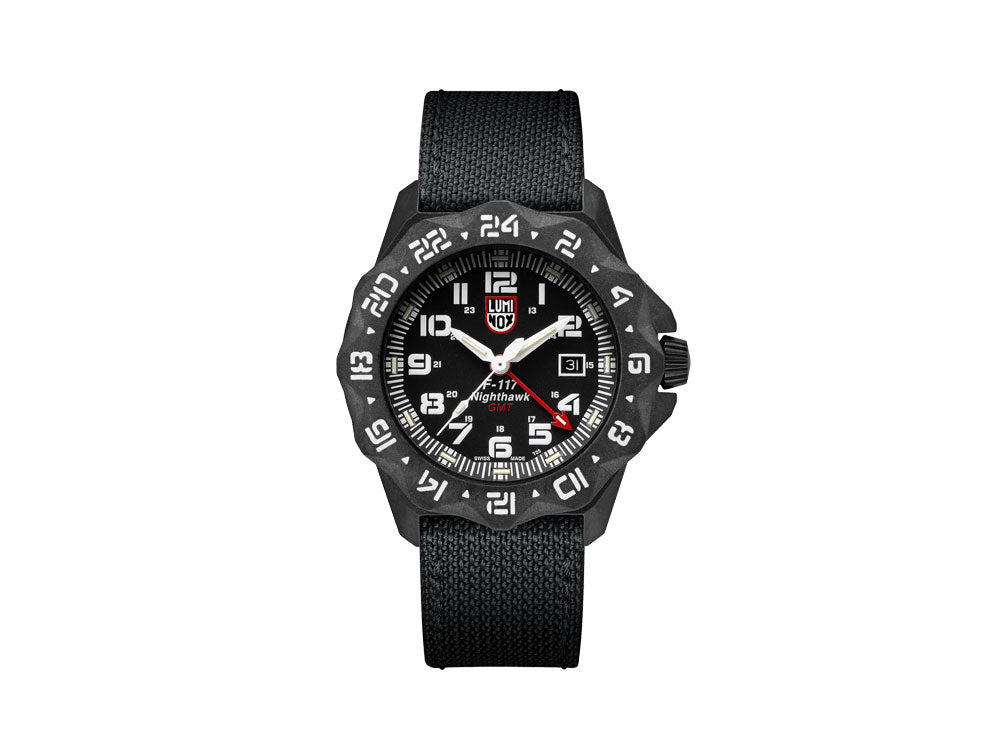 Luminox Air F-117 Nighthawk Quartz Uhr, CARBONOX, Schwarz, 44mm, 20atm, XA.6441