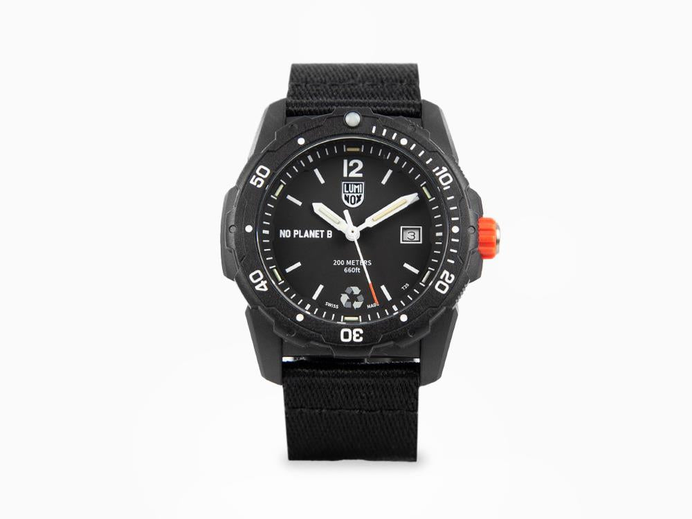 Luminox Bear Grylls No Planet B Quartz Uhr, Schwarz, 42 mm, XB.3722.ECO