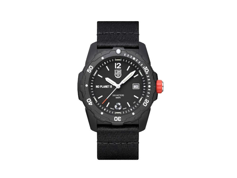 Luminox Bear Grylls No Planet B Quartz Uhr, Schwarz, 42 mm, XB.3722.ECO