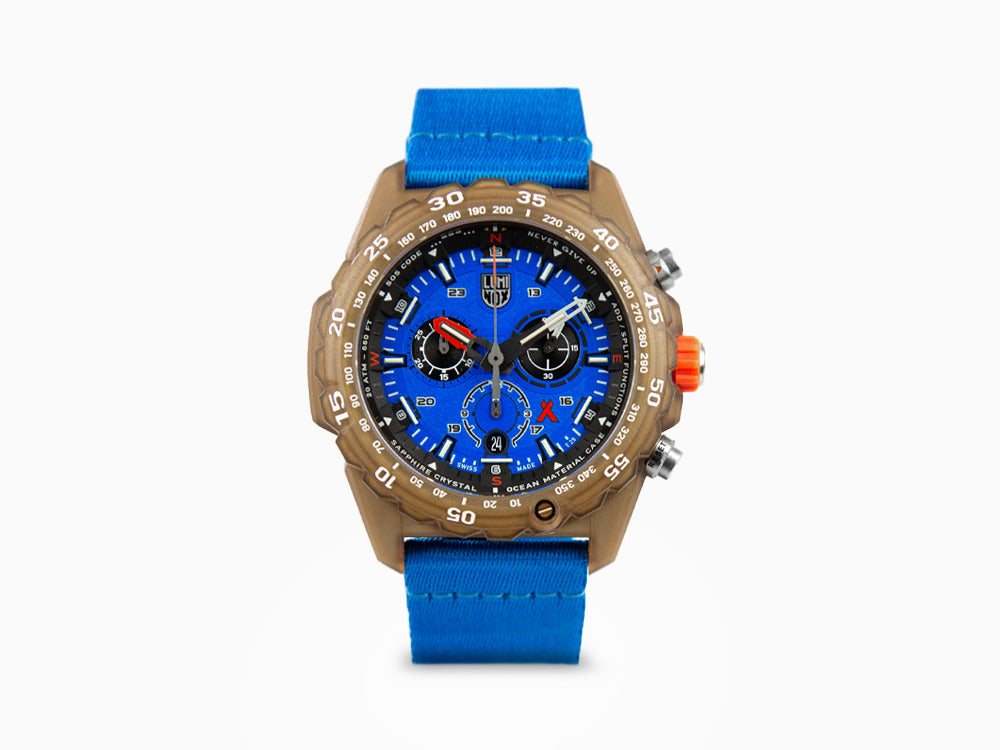 Luminox Bear Grylls Survival 3740 Eco Series Quartz Uhr, Blau, XB.3743.ECO