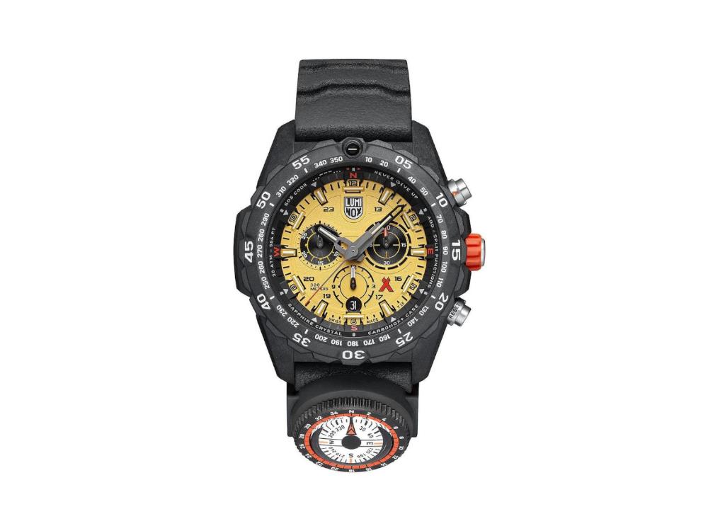 Luminox Bear Grylls Survival Quartz Uhr, CARBONOX, Gelb, 45 mm, 30 atm, XB.3745