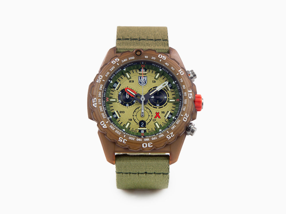 Luminox Bear Grylls Survival 3740 Eco Series Quartz Uhr, Grün, XB.3757.ECO