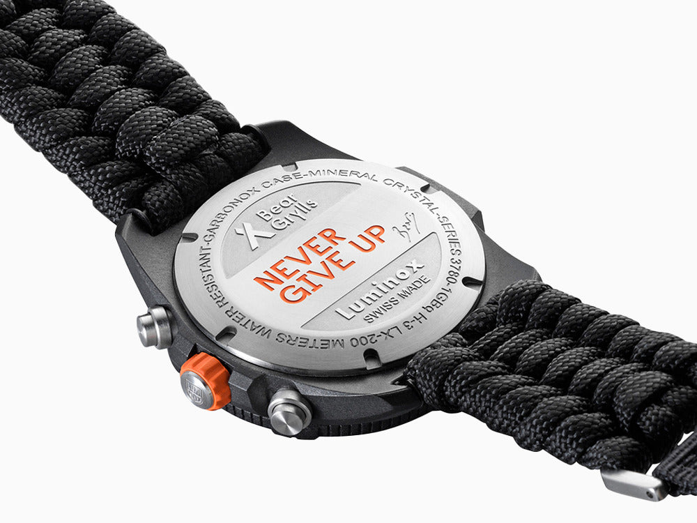 Luminox Bear Grylls Survival Land Quartz Uhr, Grün, 45 mm, Paracord, XL.3797