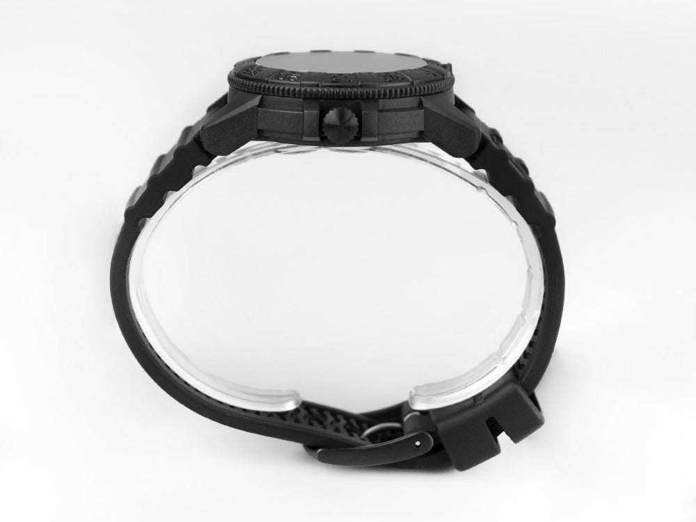 Luminox Leatherback Sea Turtle Quartz Uhr, Schwarz, Kohlenstoff, 39mm, 10 atm