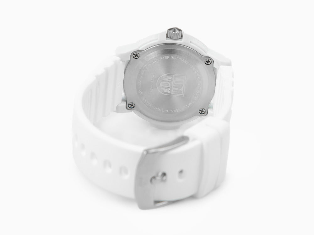 Luminox Leatherback Sea Turtle Quartz Uhr, Weiss, Glasfaser, 39mm, 10 atm, Tag