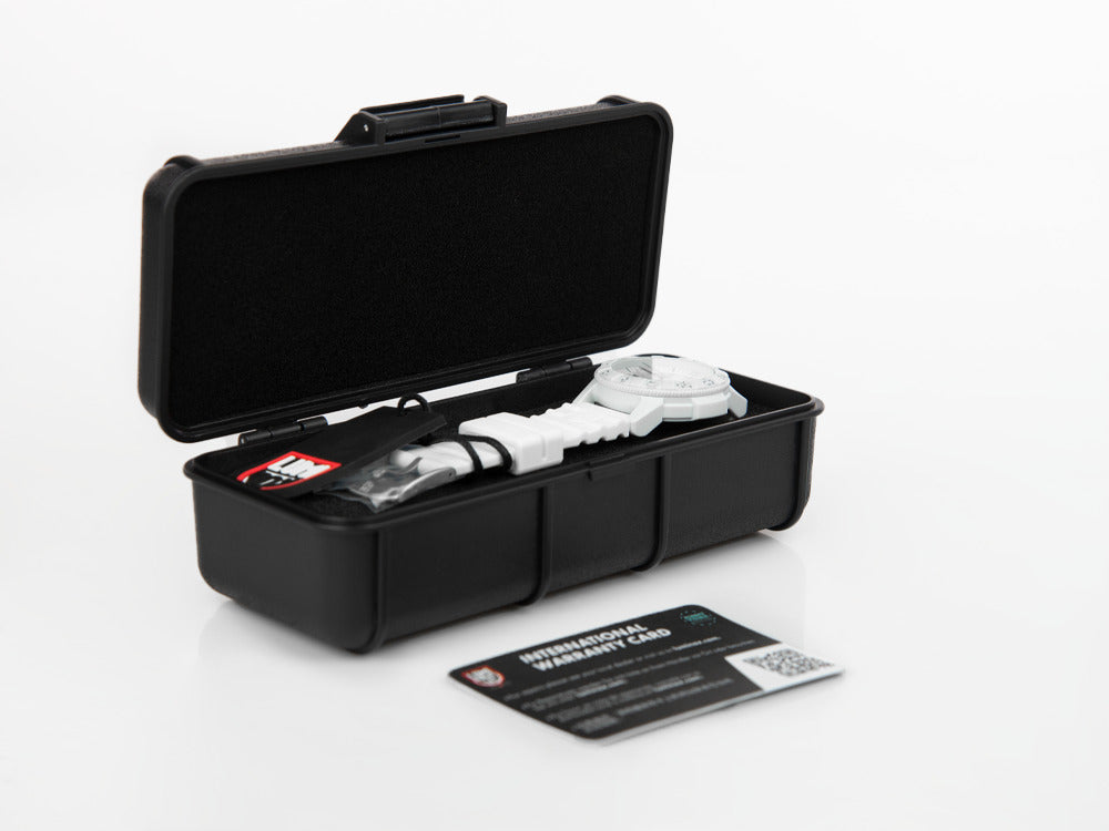 Luminox Leatherback Sea Turtle Quartz Uhr, Weiss, Glasfaser, 39mm, 10 atm, Tag