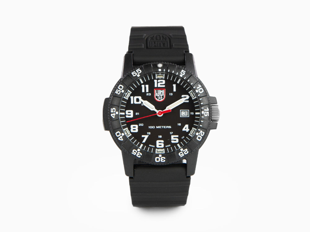 Luminox Leatherback Sea Turtle Giant Quartz Uhr, Schwarz, Kohlenstoff, 44mm