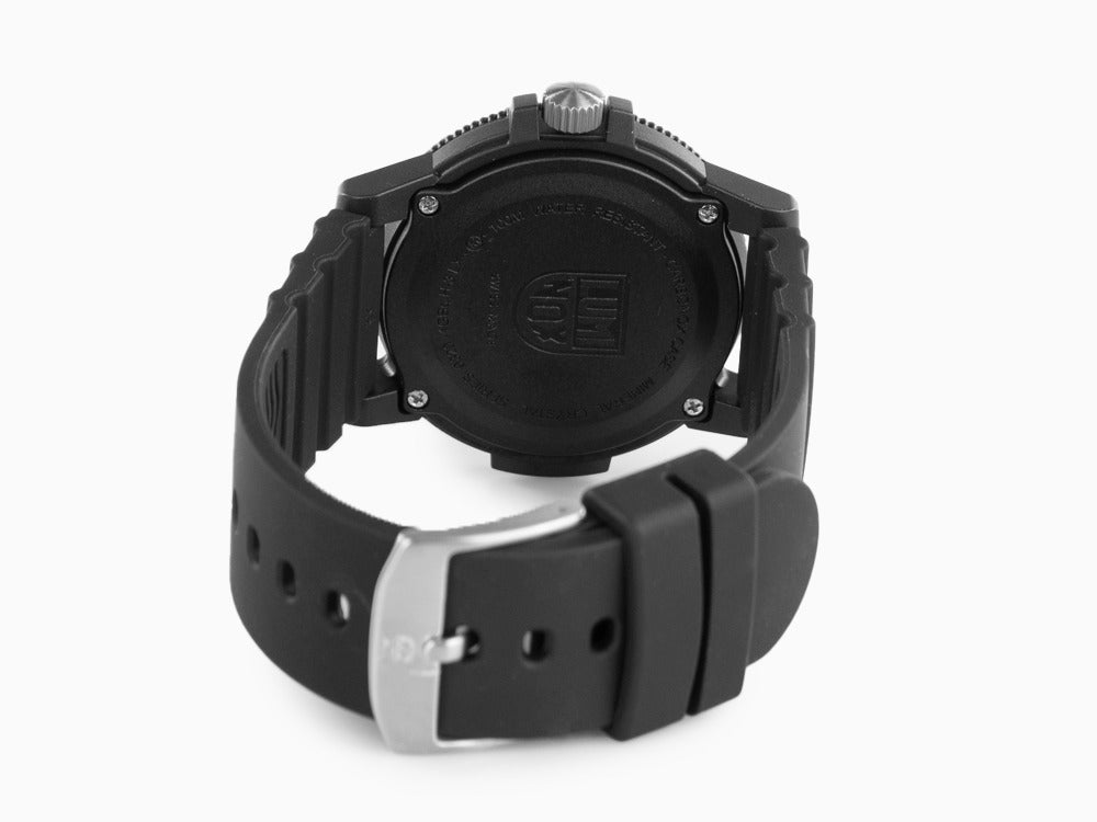 Luminox Leatherback Sea Turtle Giant Quartz Uhr, Schwarz, Kohlenstoff, 44mm