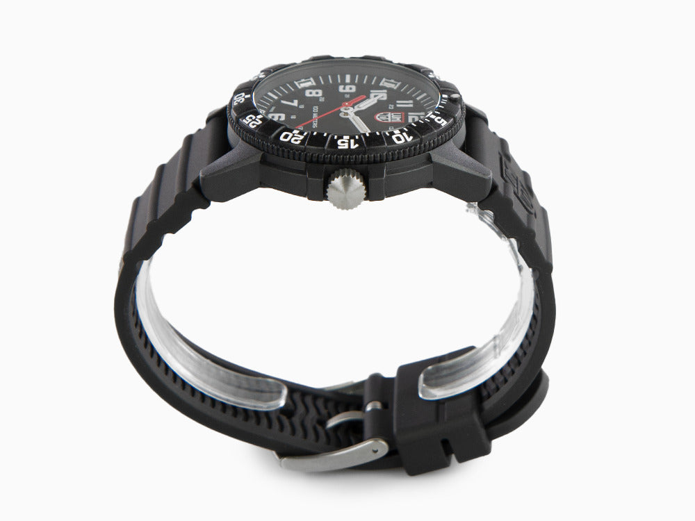 Luminox Leatherback Sea Turtle Giant Quartz Uhr, Schwarz, Kohlenstoff, 44mm