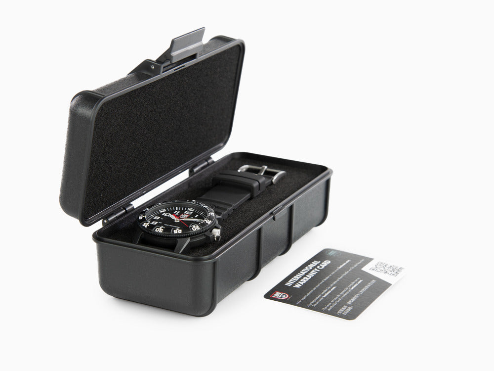 Luminox Leatherback Sea Turtle Giant Quartz Uhr, Schwarz, Kohlenstoff, 44mm