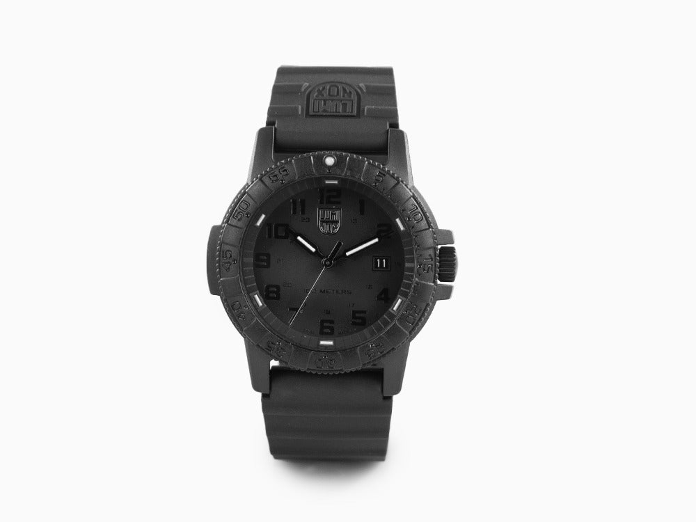 Luminox Leatherback Sea Turtle Giant 0320 Quartz Uhr, Schwarz, Kohlenstoff, 44mm