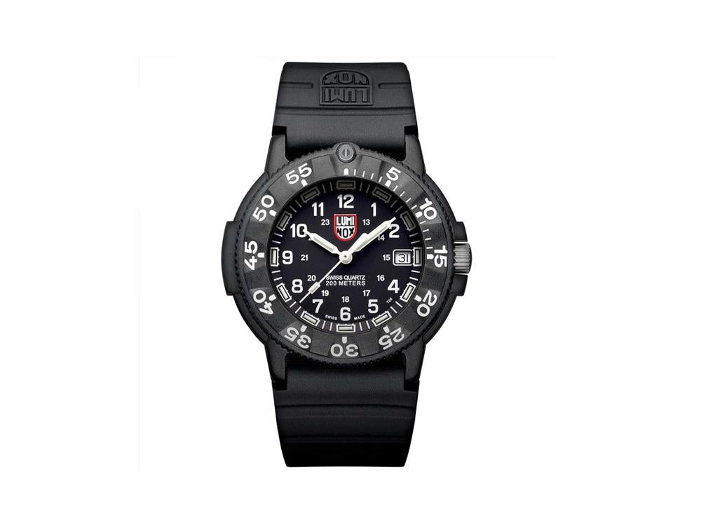 Luminox Sea Navy Seal Quartz Uhr, Kohlenstoff, Schwarz/Weiss, XS.3001