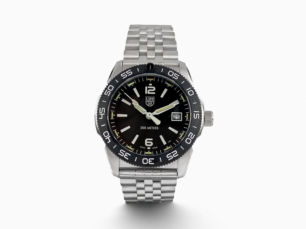 Luminox Sea Pacific Diver Ripple Collection Quartz Uhr, Schwarz, 39 mm, XS.3122M