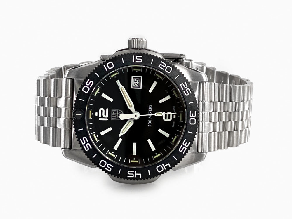 Luminox Sea Pacific Diver Ripple Collection Quartz Uhr, Schwarz, 39 mm, XS.3122M