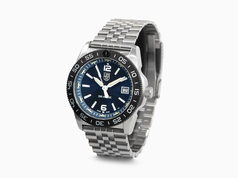 Luminox Sea Pacific Diver Ripple Collection Quartz Uhr, Blau, XS.3123M.SET