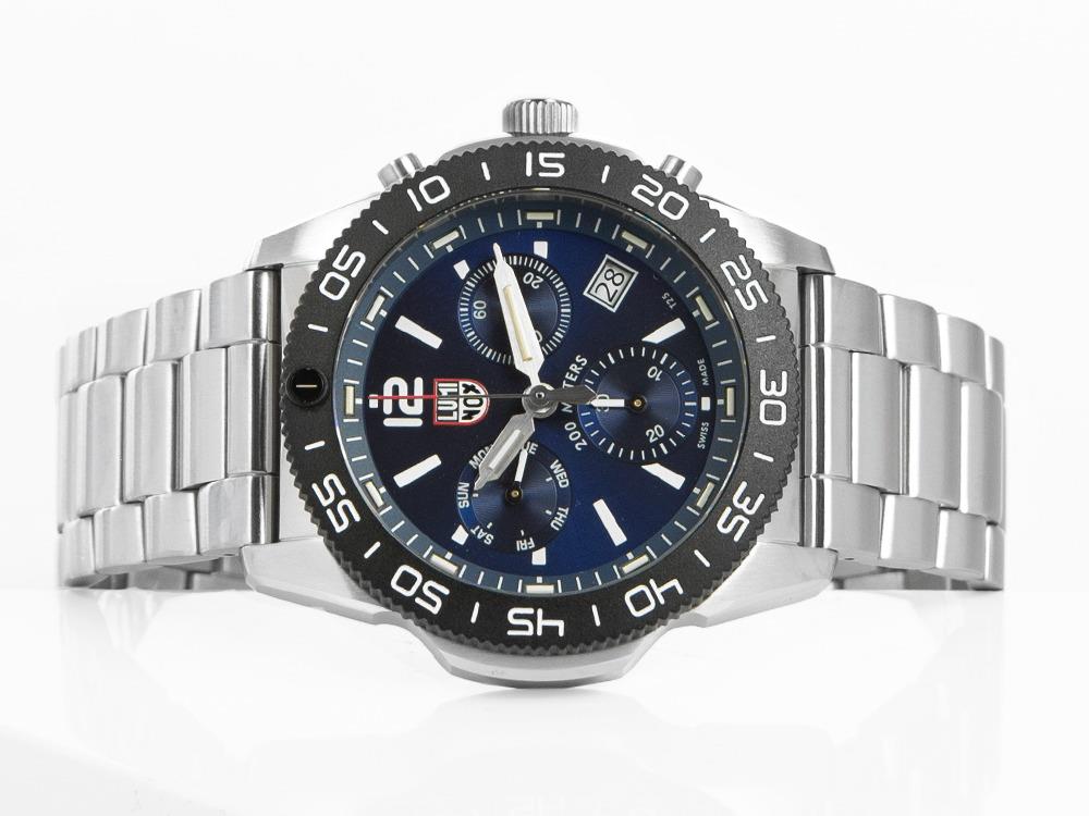 Luminox Pacific Diver Quartz Uhr, CARBONOX, Blau, 44 mm, Tag, 20 atm, XS.3144