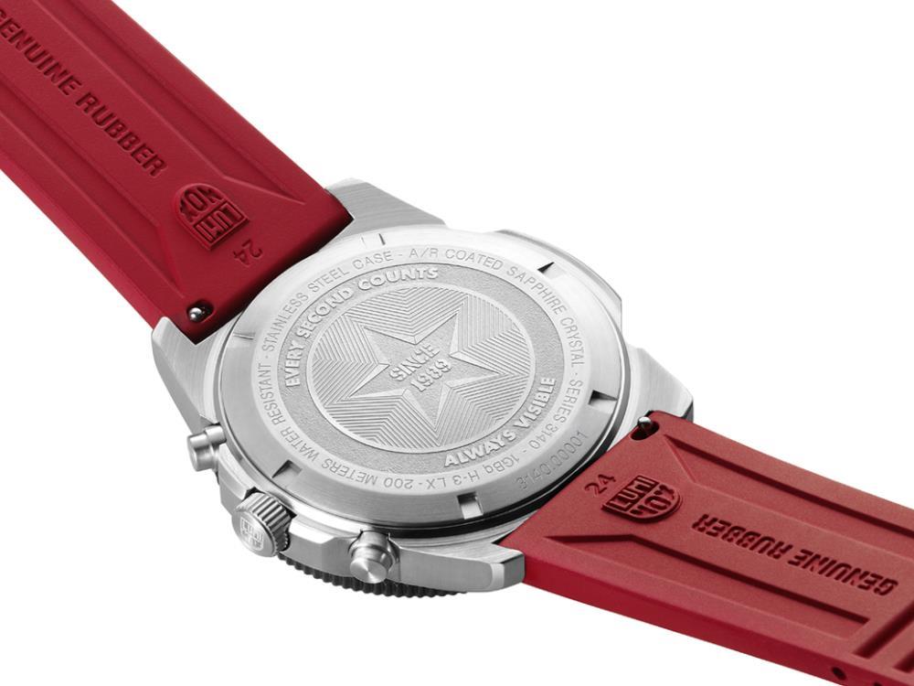 Luminox Pacific Diver Quartz Uhr, CARBONOX, Schwarz, 44 mm, 20 atm, XS.3155