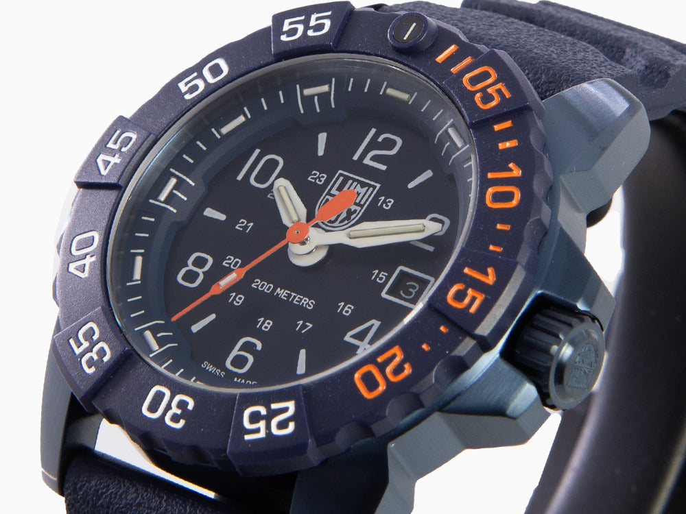 Luminox Sea Navy Seal Back To The Blue Quartz Uhr, Blau, XS.3253.CB.NSF.SET