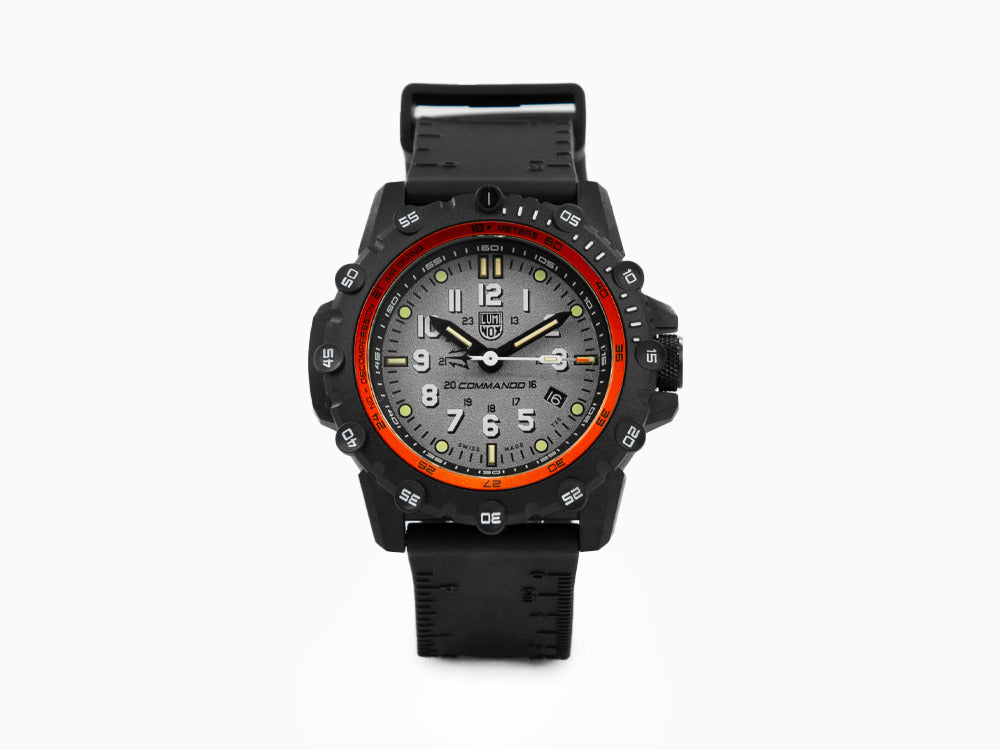 Luminox Commando Frogman Uhr, CARBONOX, Grau, 46 mm, Tag, 20 atm, XS.3301