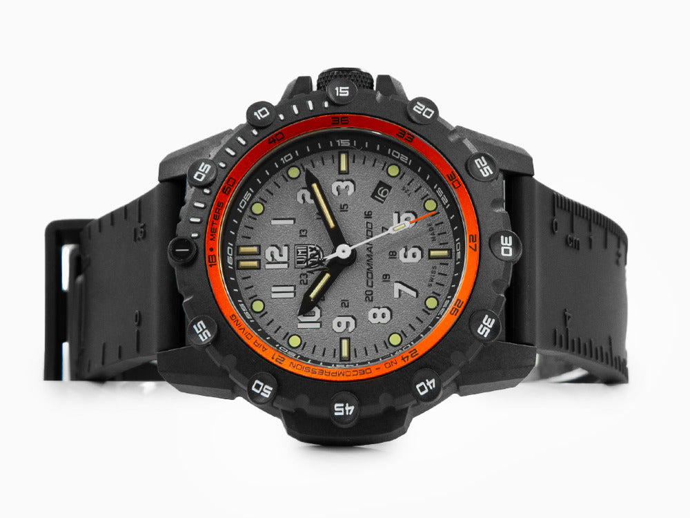 Luminox Commando Frogman Uhr, CARBONOX, Grau, 46 mm, Tag, 20 atm, XS.3301