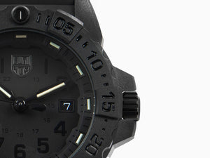 Luminox Sea Navy Seal 3501.BO Quartz Uhr, Schwarz, Kohlenstoff, 45mm, 20 atm