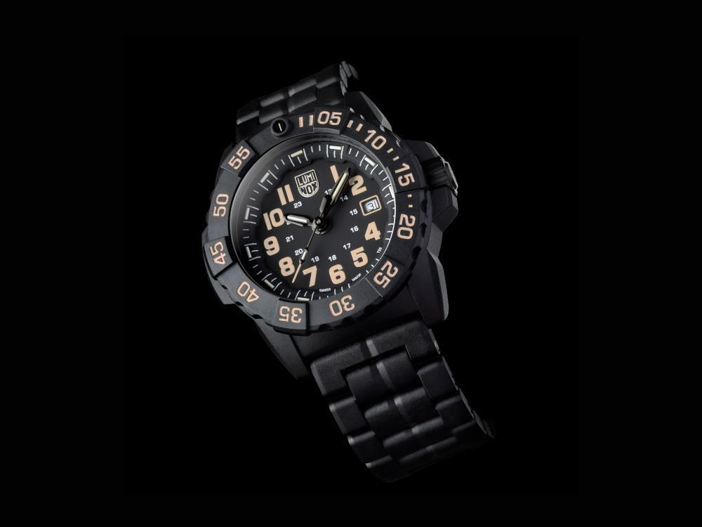 Luminox Sea Navy Seal Quartz Uhr, Schwarz, CARBONOX™, 45 mm, 20 atm, XS.3510