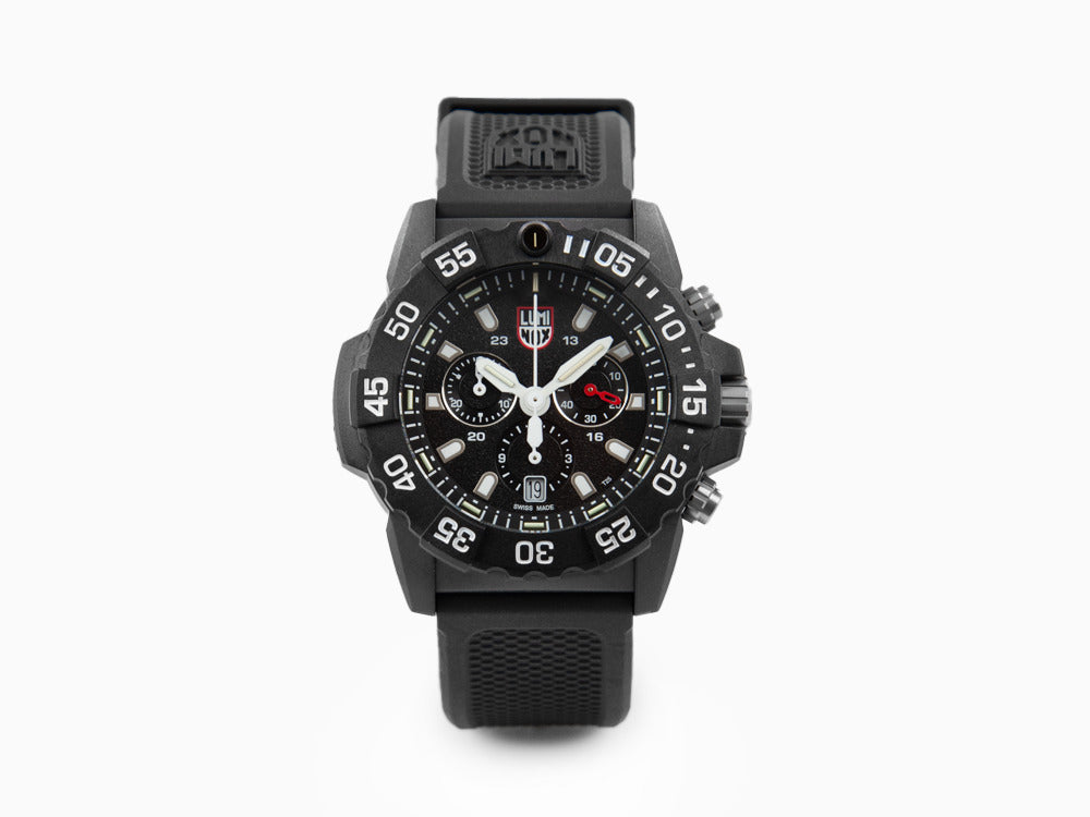 Luminox Sea Navy Seal Chronograph 3580 Series Quartz Uhr, Schwarz, XS.3581