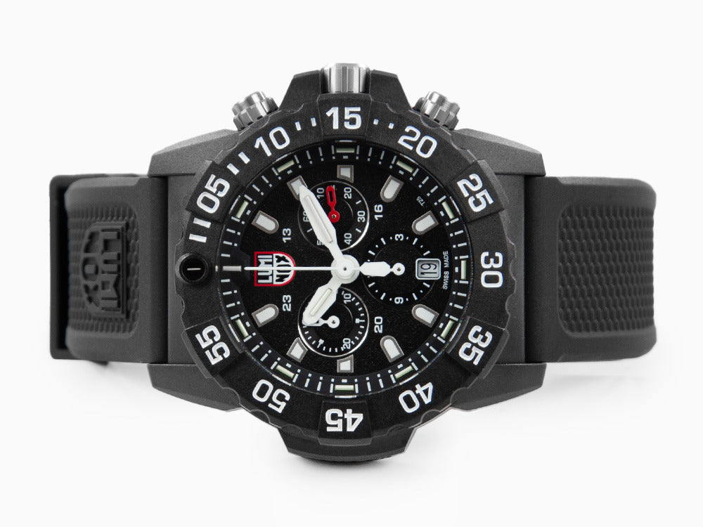 Luminox Sea Navy Seal Chronograph 3580 Series Quartz Uhr, Schwarz, XS.3581