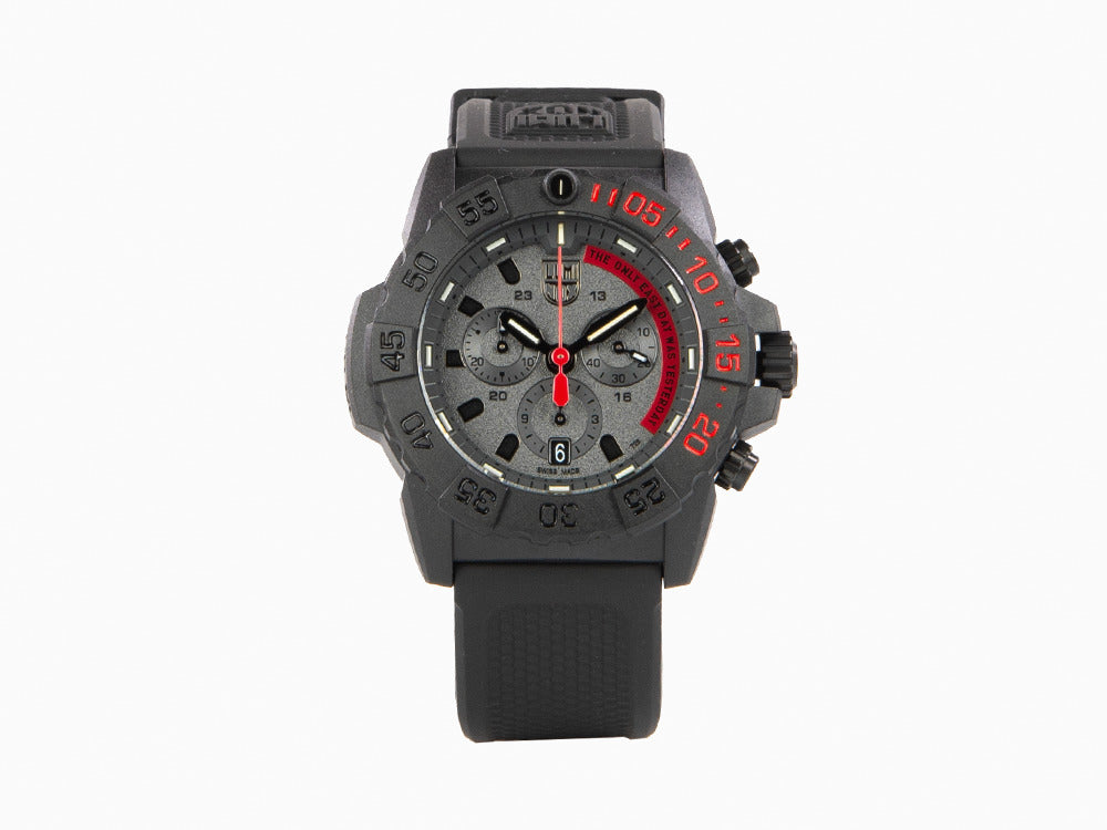 Luminox Sea Navy Seal Chronograph 3580 Series Quartz Uhr, Schwarz, XS.3581.EY