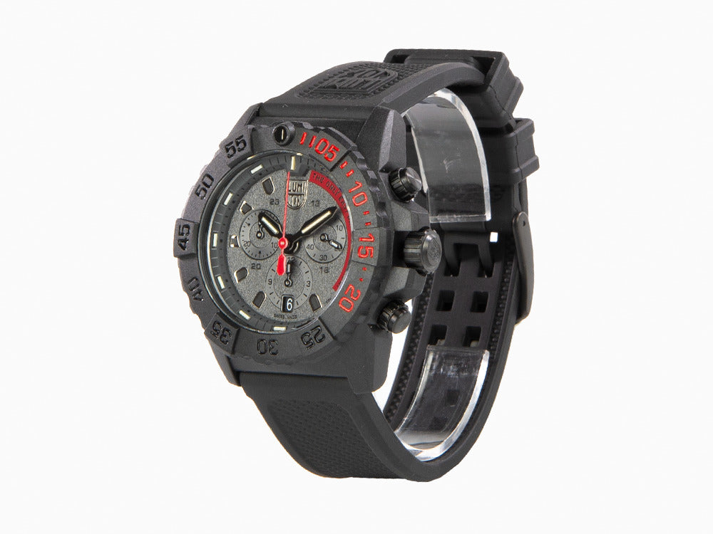 Luminox Sea Navy Seal Chronograph 3580 Series Quartz Uhr, Schwarz, XS.3581.EY