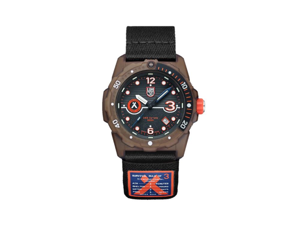 Luminox Bear Grylls Survival 3720 Series Quartz Uhr, 42 mm, 20 atm, LX.3721.ECO
