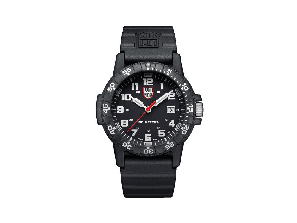 Luminox Leatherback Sea Turtle Giant Quartz Uhr, Schwarz, Kohlenstoff, 44mm