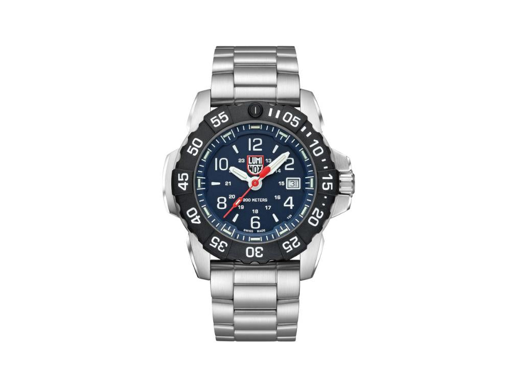 Luminox Navy Seal Steel 3250 Time Date Series Quartz Uhr, Blau, XS.3254.CB