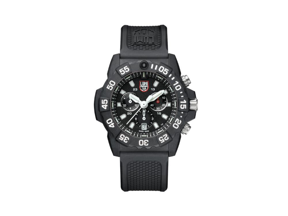Luminox Sea Navy Seal Chronograph 3580 Series Quartz Uhr, Schwarz, XS.3581