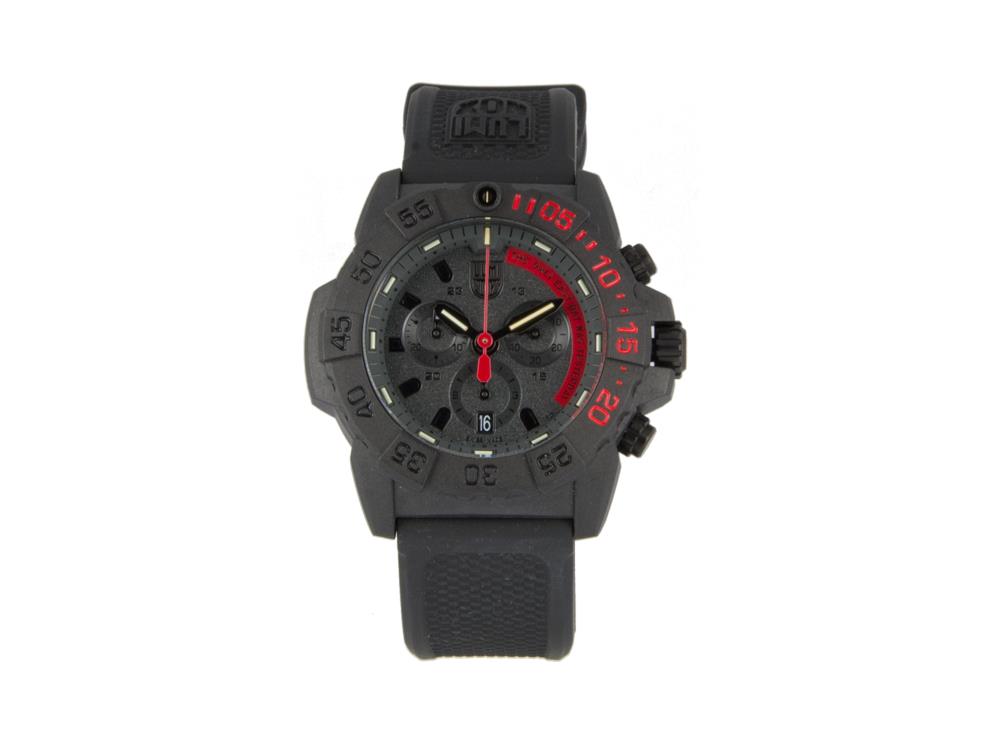 Luminox Sea Navy Seal Chronograph 3580 Series Quartz Uhr, Schwarz, XS.3581.EY