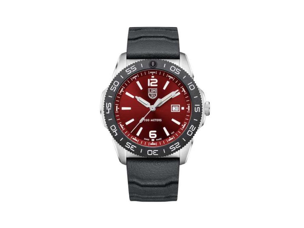 Luminox Sea Pacific Diver Quartz Uhr, Rot, 44 mm, Tag, 20 atm, XS.3135