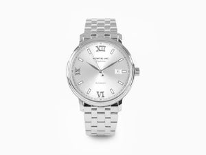Montblanc Tradition Automatik Uhr, Silber, 40 mm, Stahlband 