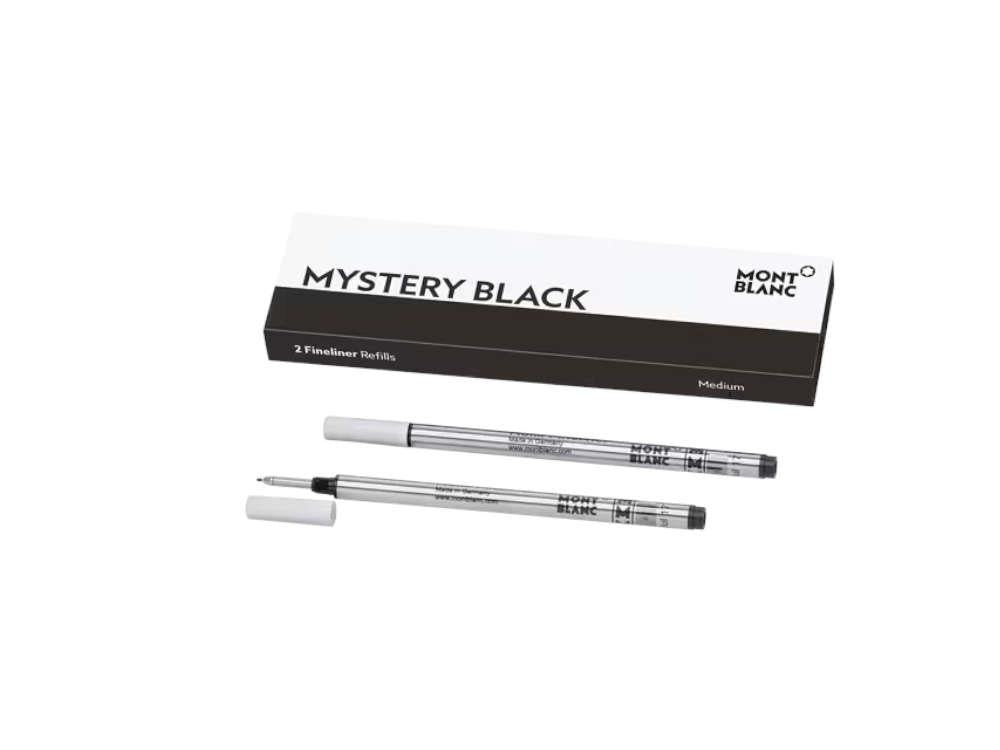 Nachfüllmine für Montblanc-Fineliner Mystery Black, Medium, 128246