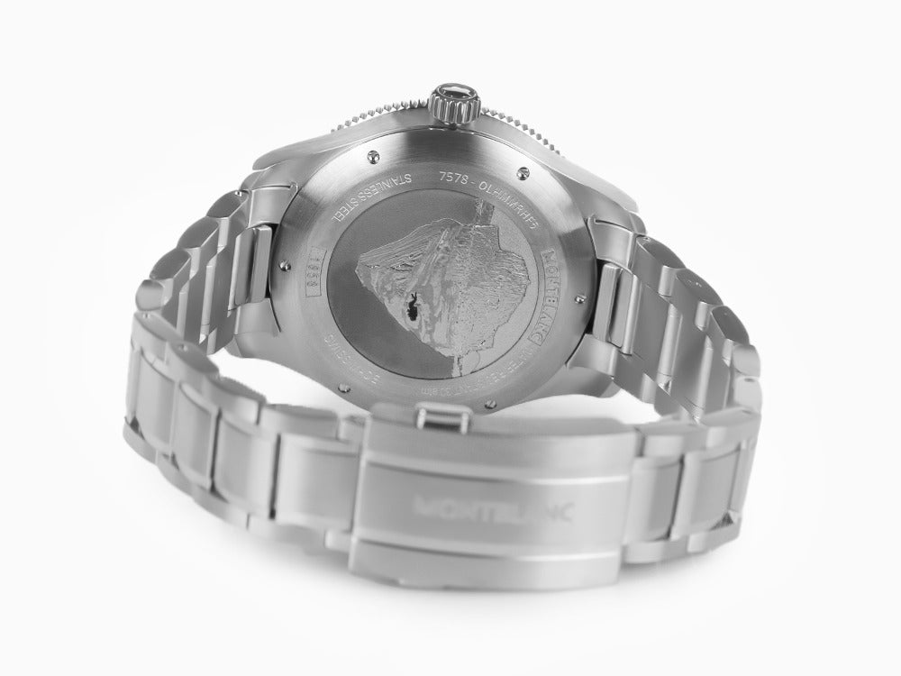 Montblanc 1858 Iced Sea Automatik Uhr, Keramisch, Schwarz, 41 mm 