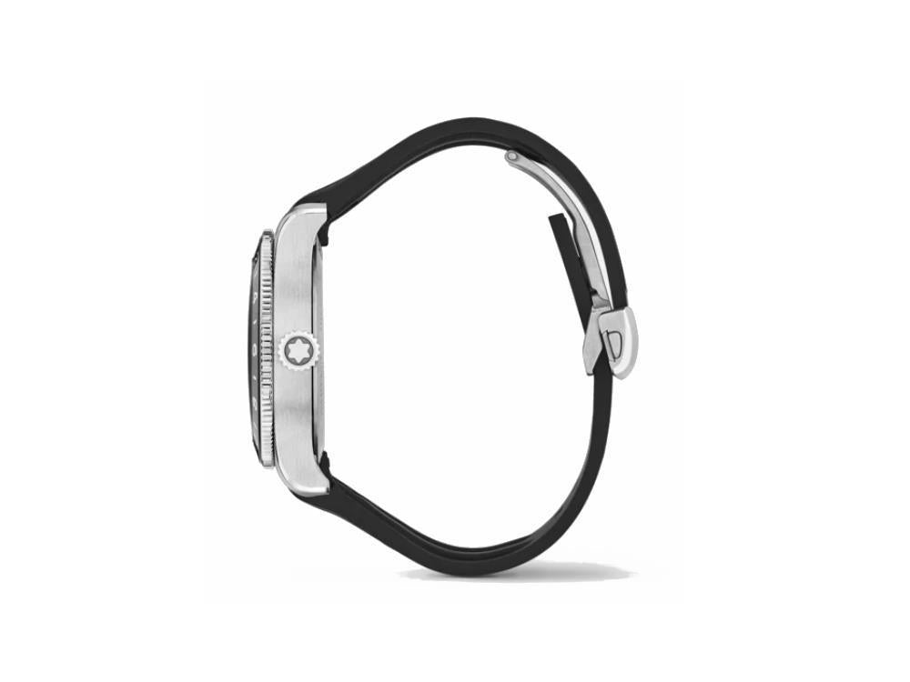 Montblanc 1858 GMT Automatik Date Uhr, Schwarz, 42 mm, 129766