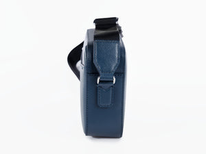 Montblanc Sartorial Herrentasche, Leder, Blau, Der Reißverschluss, 130102