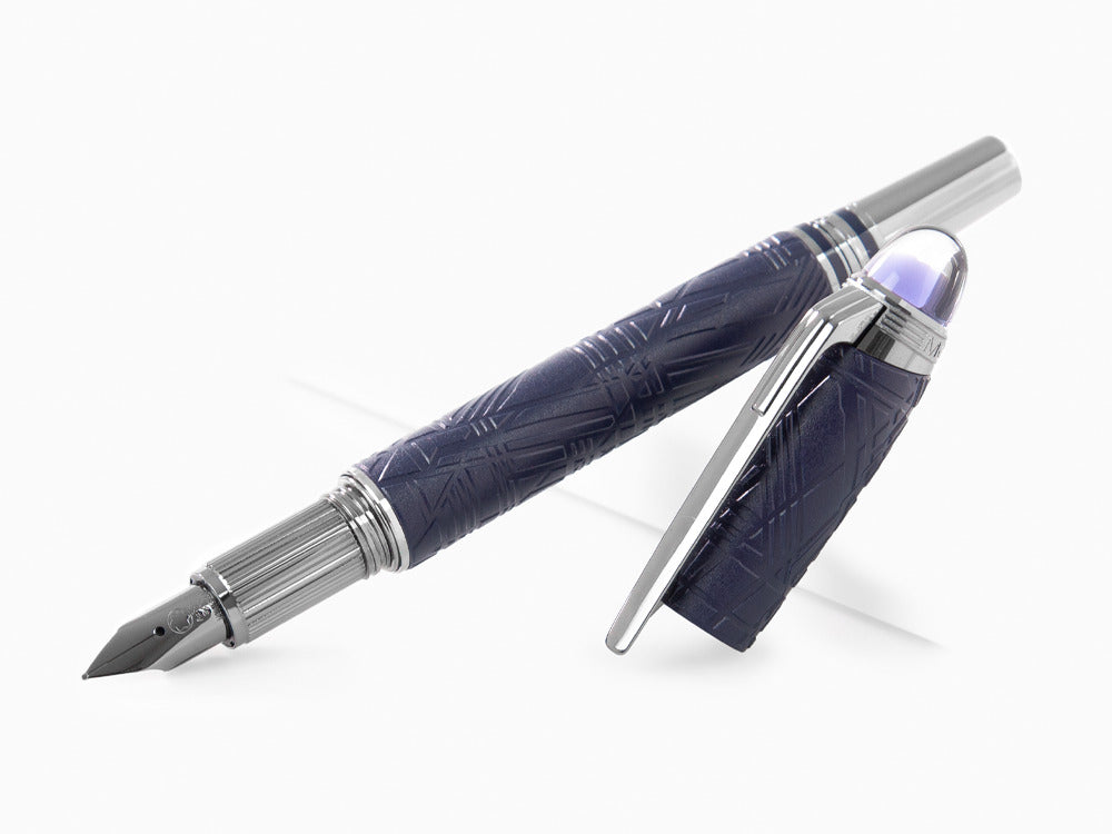 Montblanc StarWalker SpaceBlue Resin Füllfederhalter, 130211