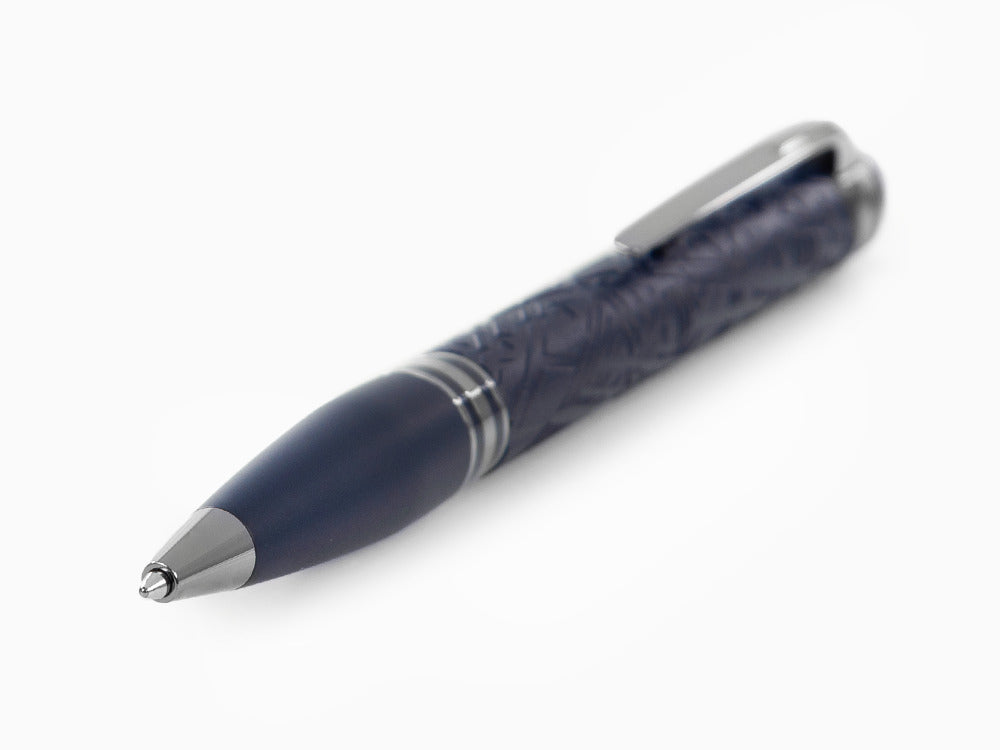 Montblanc StarWalker SpaceBlue Resin Kugelschreiber, Ruthenium Akzenten, 130213