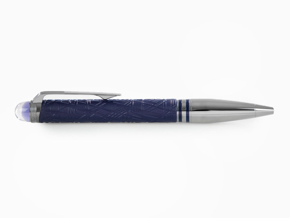 Montblanc StarWalker SpaceBlue Doué Kugelschreiber, Ruthenium Akzenten, 130217