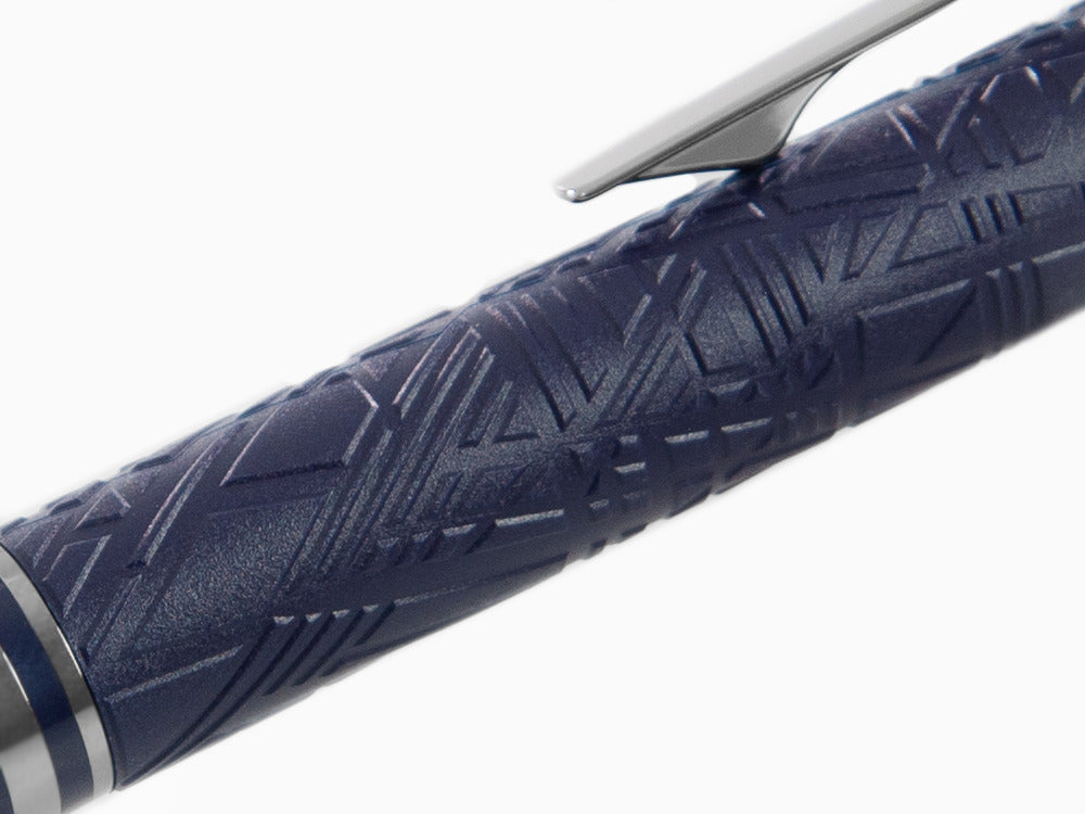 Montblanc StarWalker SpaceBlue Doué Kugelschreiber, Ruthenium Akzenten, 130217